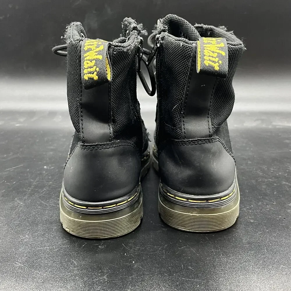 Dr. Martens Combs J Juniors size 3 black boot zip closure casual outdoor